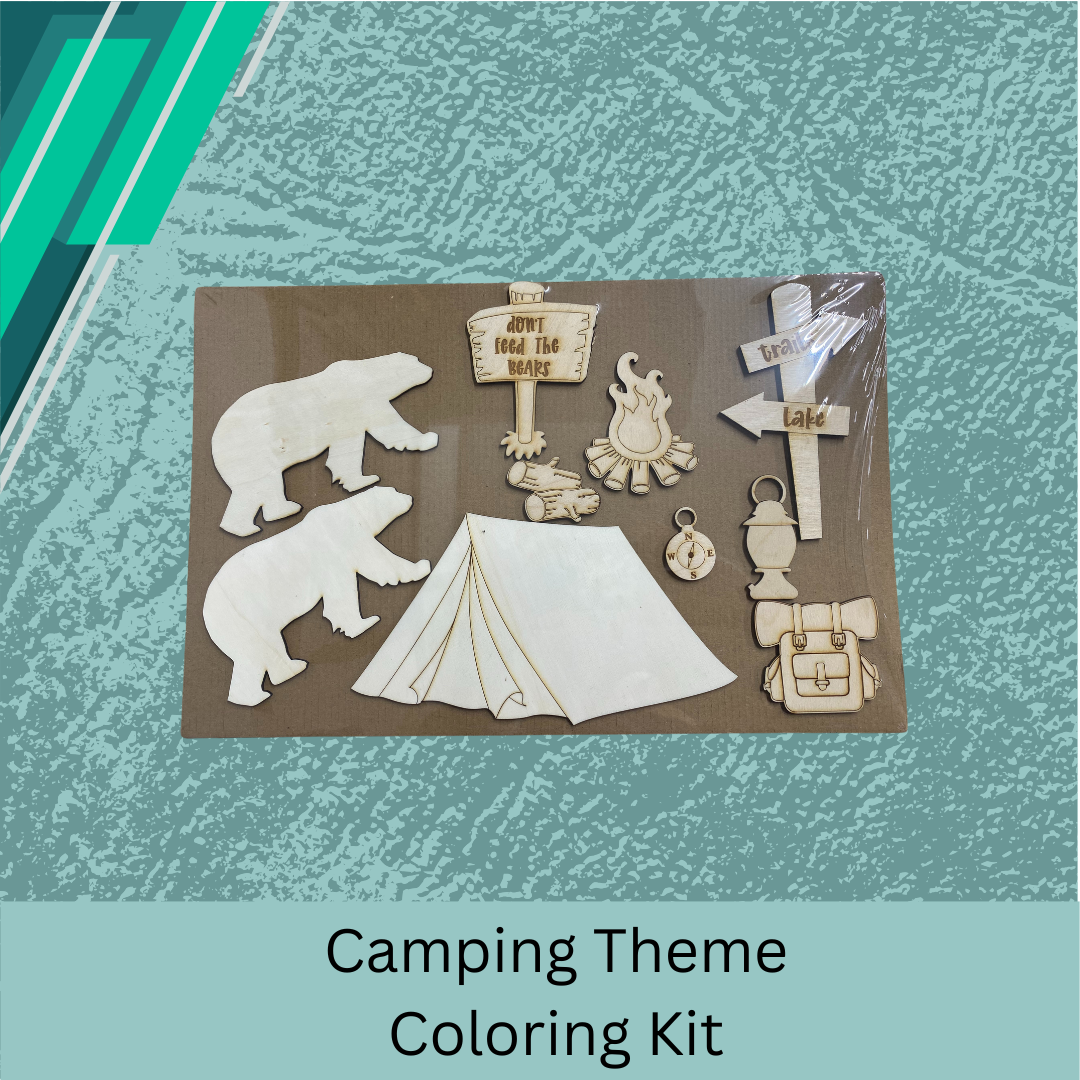 Camping Coloring Set