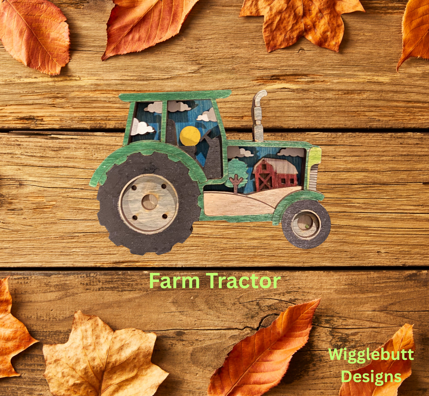 Rustic Farm Tractor
