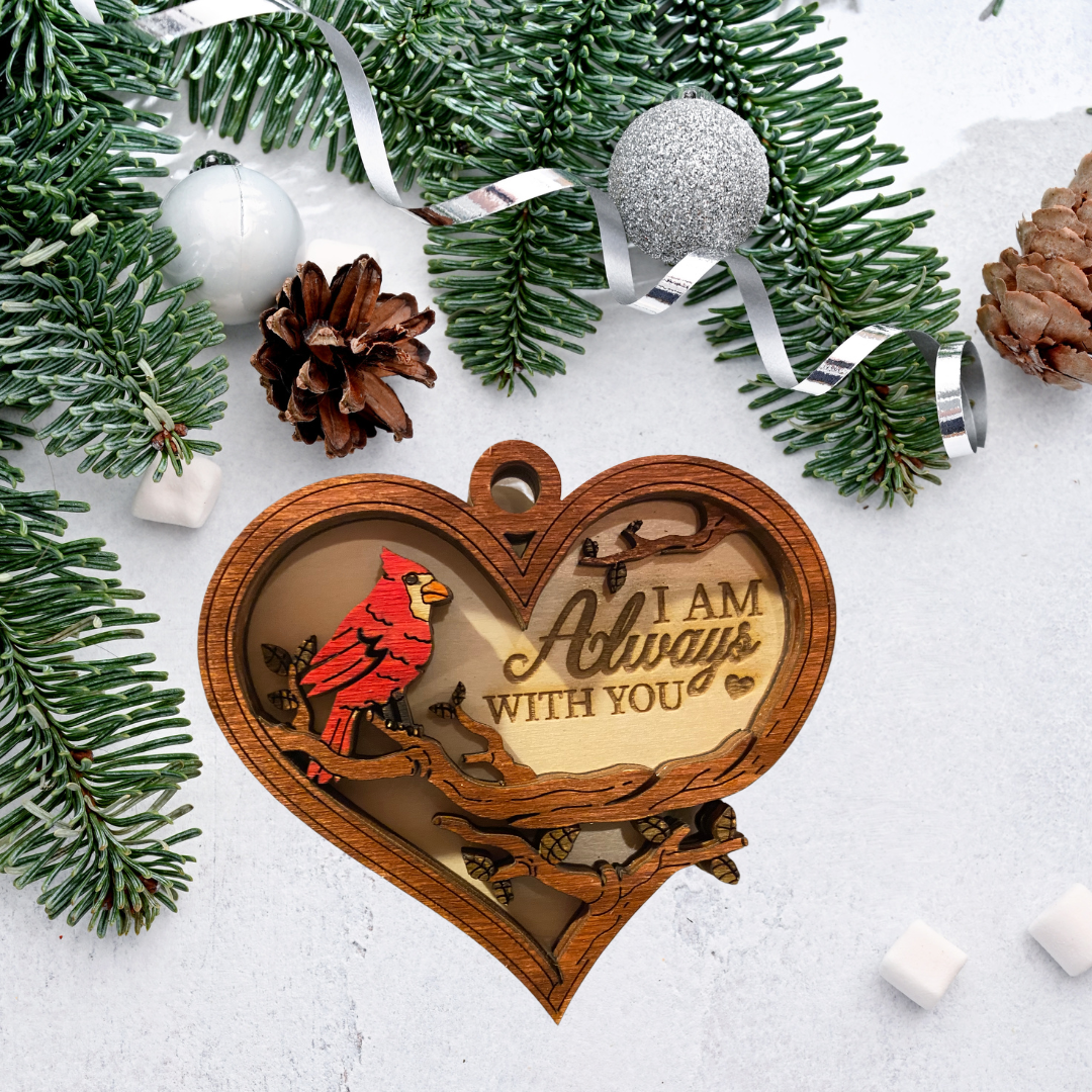 I am Always With You Cardinal Ornament