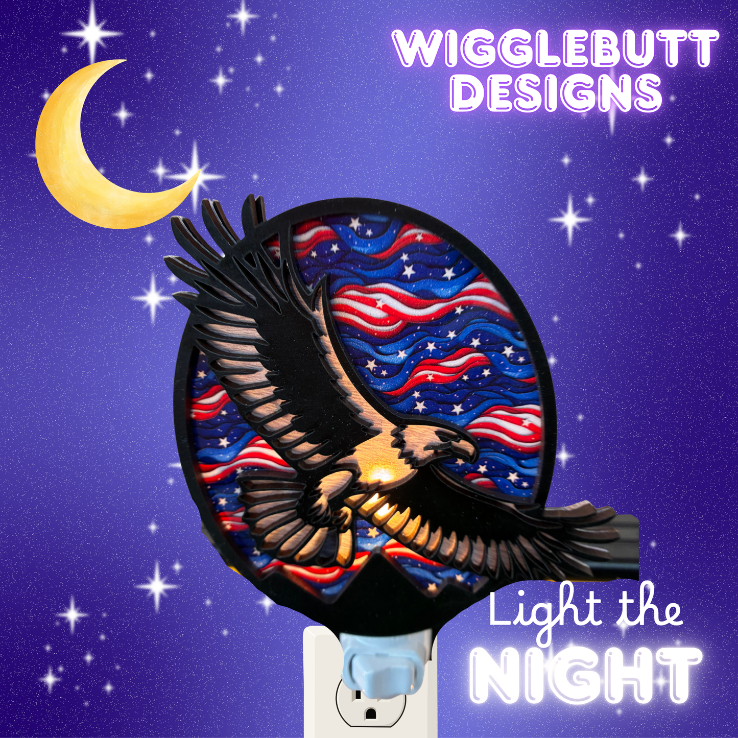 Bald Eagle Night Lgiht