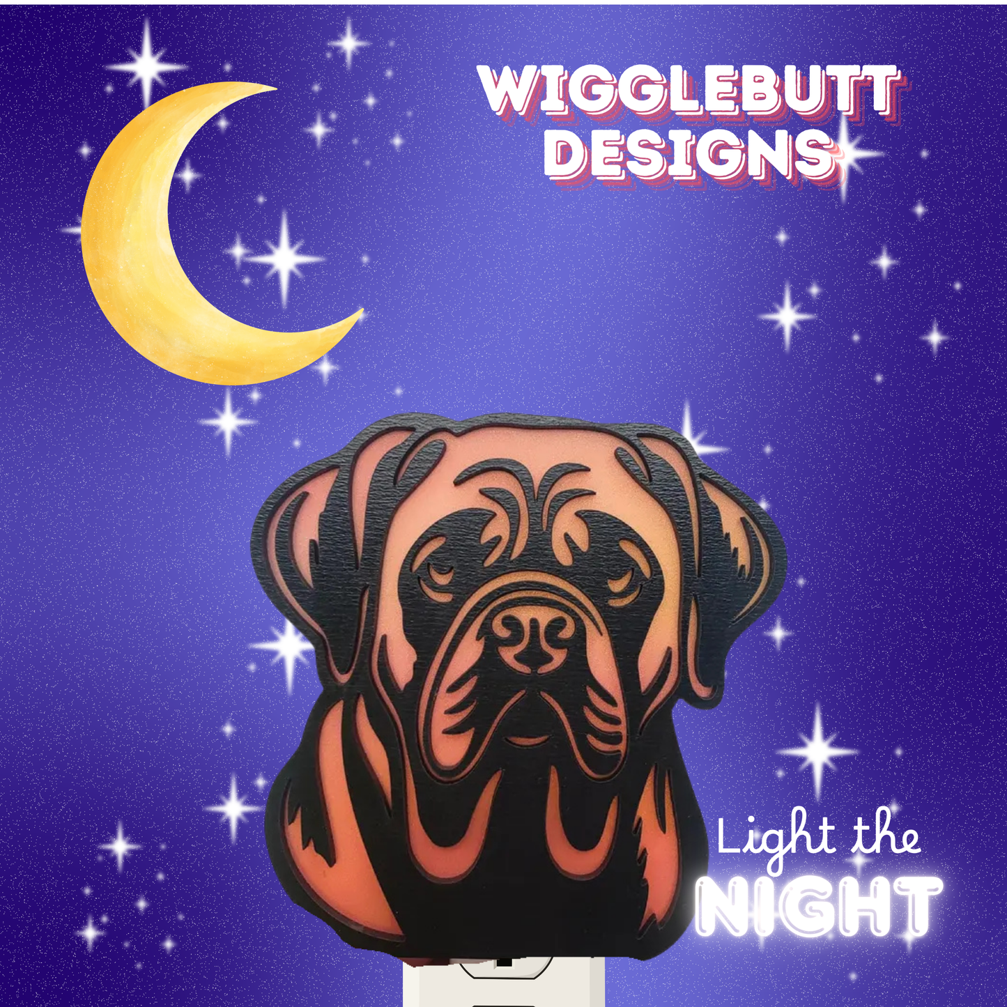 Bull Mastiff Night Light