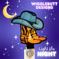 Cowboy Boot and Hat Night Light