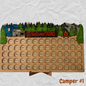 National Parks Tracker with Tokens  (Class C Camper)