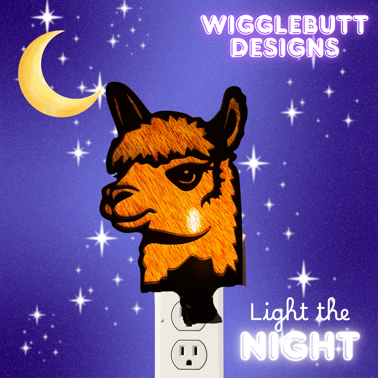 Llama Night Light