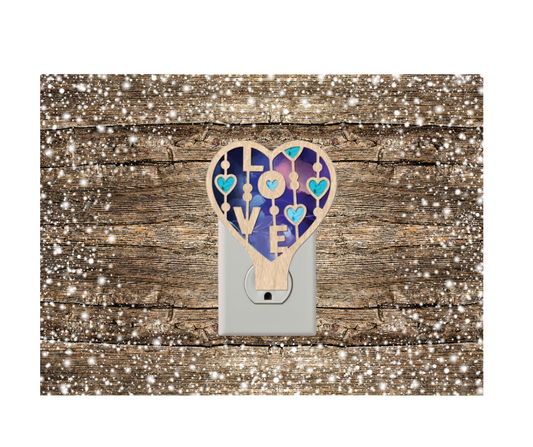 Heart Shapped Night Light