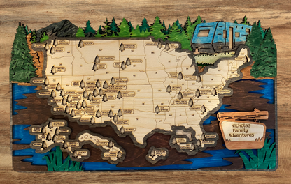 National Park Travel Map