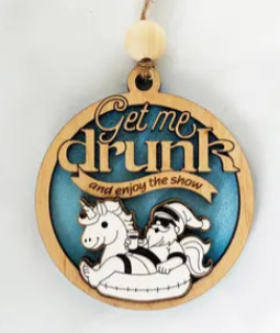 Fun and Sassy Christmas Ornaments