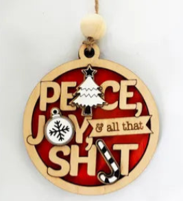 Fun and Sassy Christmas Ornaments