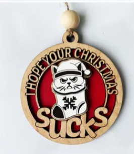 Fun and Sassy Christmas Ornaments