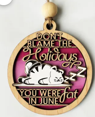 Fun and Sassy Christmas Ornaments