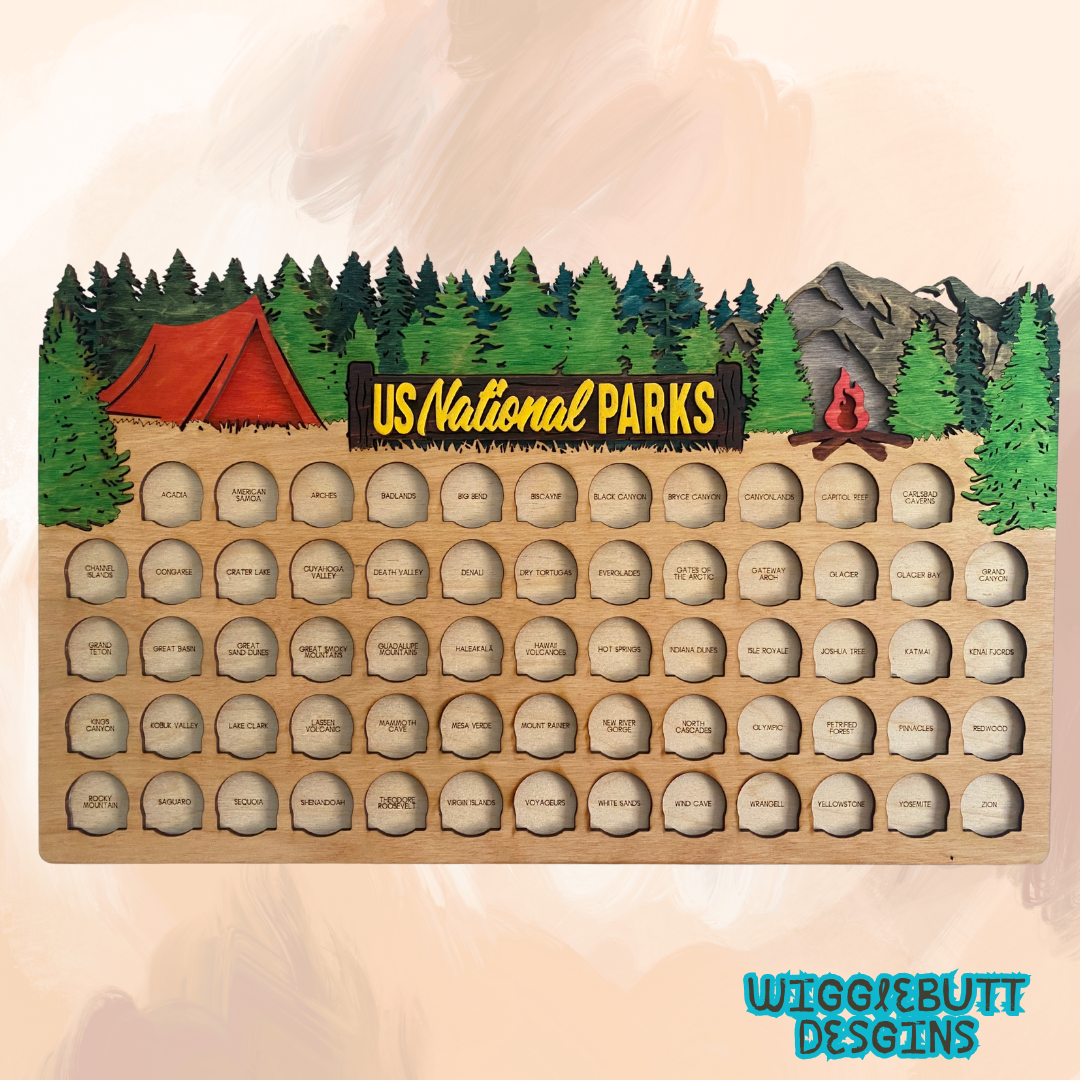 National Park Tracker-Tent