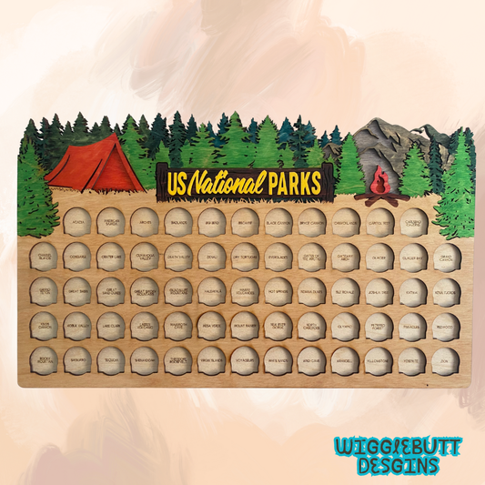 National Park Tracker-Tent