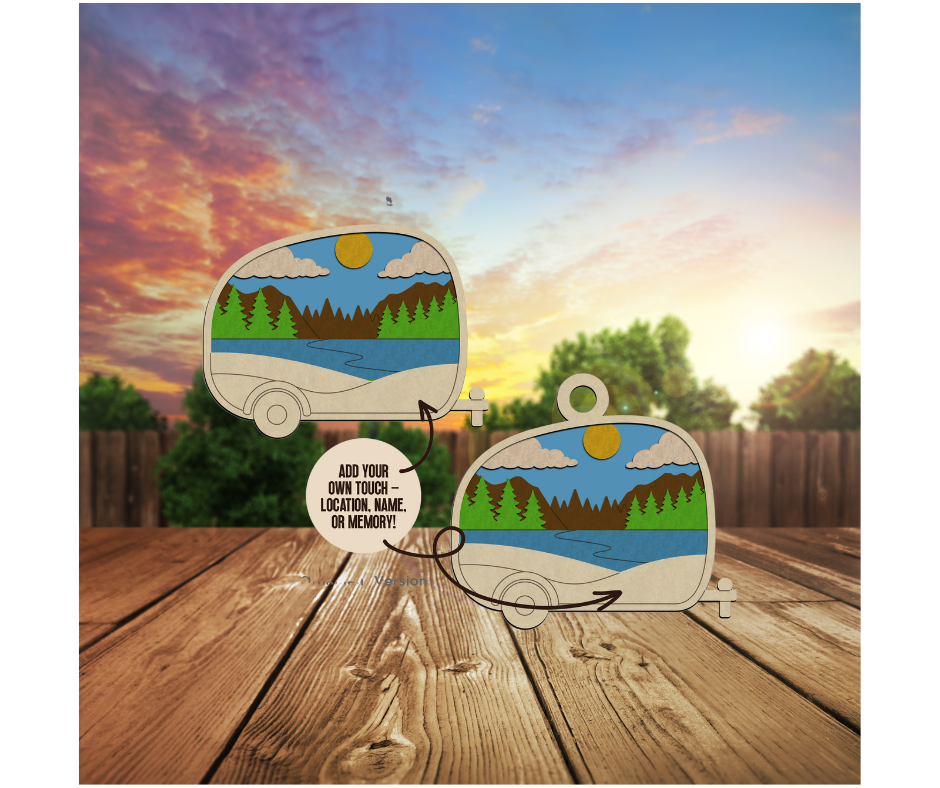 Camper  Magnet/Christmas Ornament