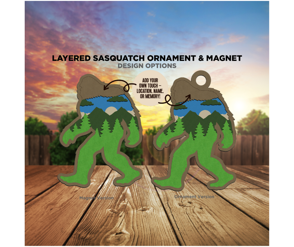 Big Foot Magnet/Ornament