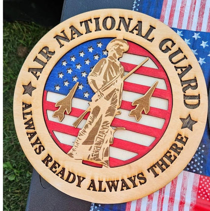 Air National Guard Plaque